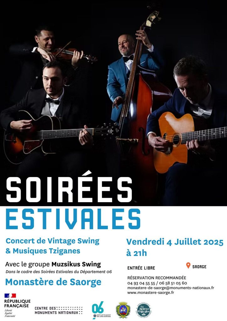 Affiche RDV Muzsikus Swing 4 juillet 2025