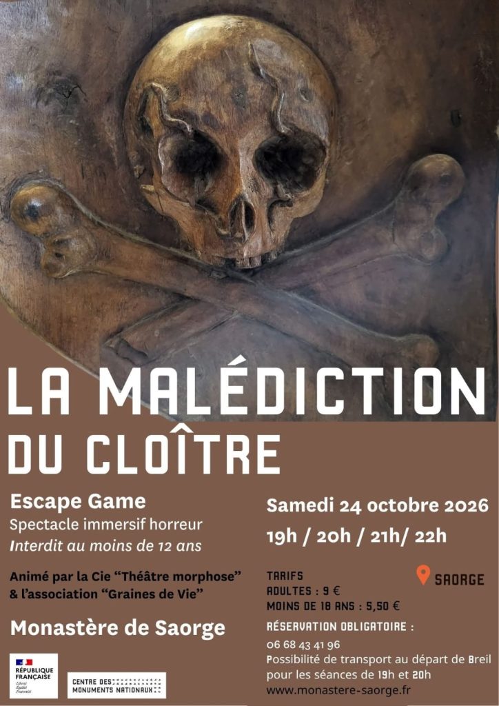 Escape game 24 octobre 2026